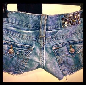 True Religion Booty Cut Shorts